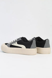 Benetton Kadın Günlük Minimalist Sneaker - Rahat ve Şık Platform Ayakkabı