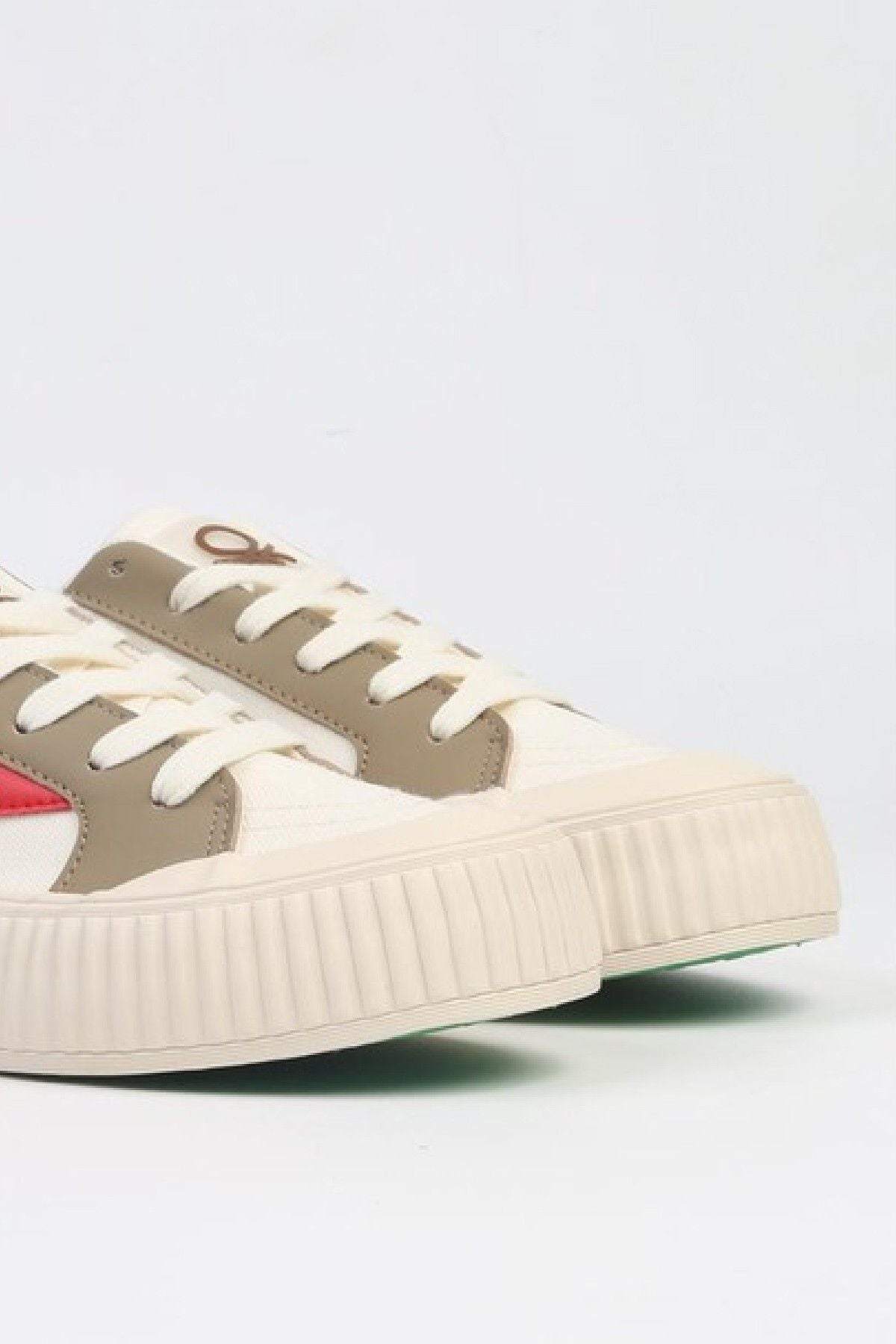 Benetton Kadın Günlük Minimalist Sneaker - Rahat ve Şık Platform Ayakkabı