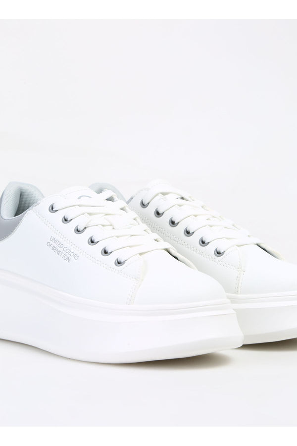 Benetton Minimalist Platform Sneaker Kadın Ayakkabı - Günlük Spor Şıklık