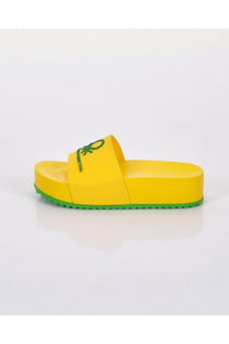Benetton Kadın Platform Terlik - Minimalist Günlük Yazlık