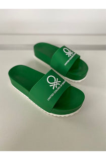 Benetton Kadın Platform Terlik - Minimalist Günlük Yazlık