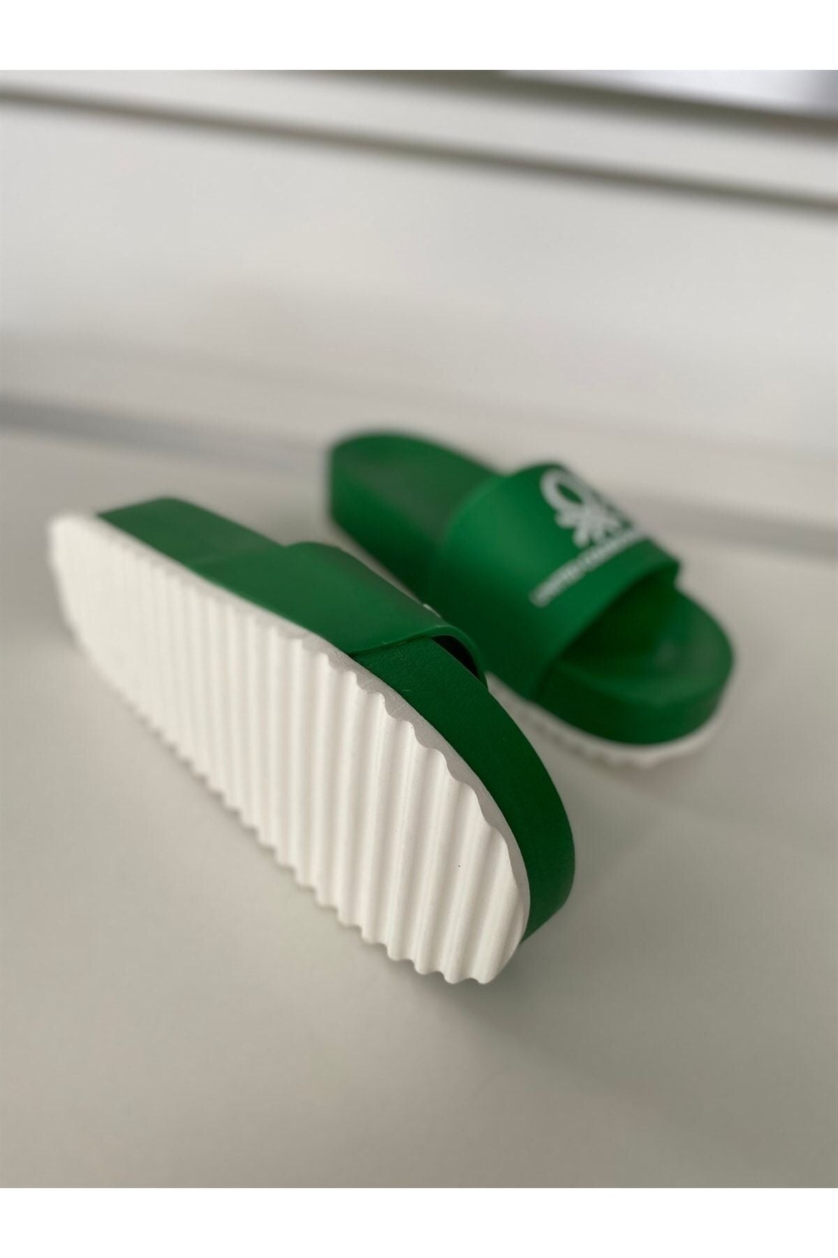 Benetton Kadın Platform Terlik - Minimalist Günlük Yazlık