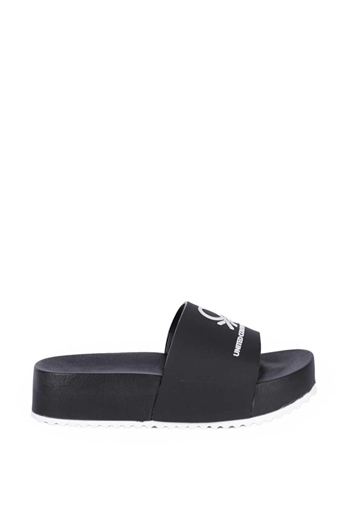Benetton Kadın Platform Terlik - Minimalist Günlük Yazlık