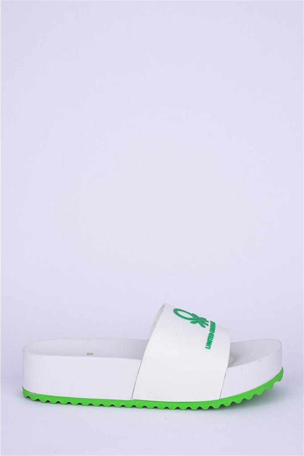 Benetton Kadın Platform Terlik - Minimalist Günlük Yazlık