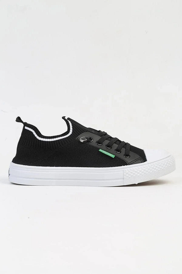 Benetton Minimalist Örgü Kadın Sneaker - Günlük Kullanım
