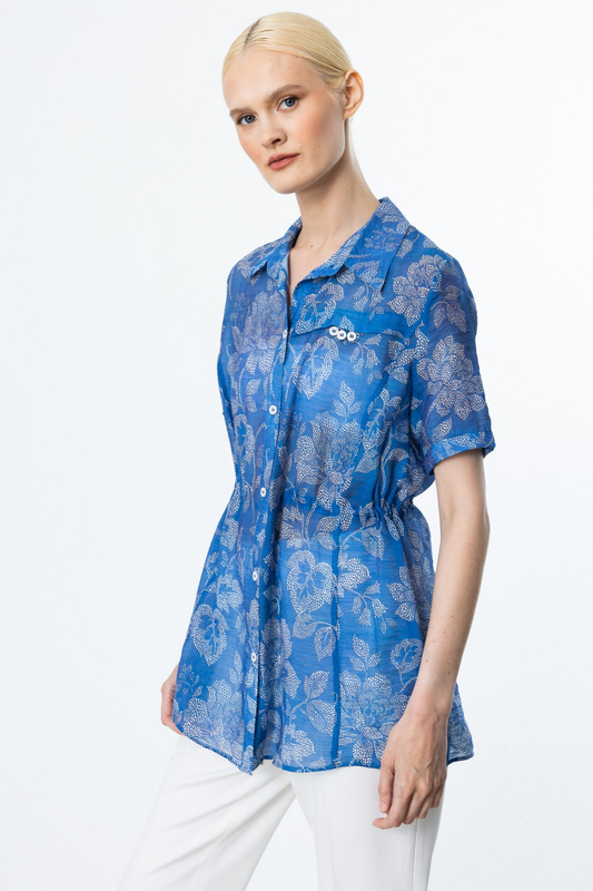 Ekol İç Atletli Desenli Bluz