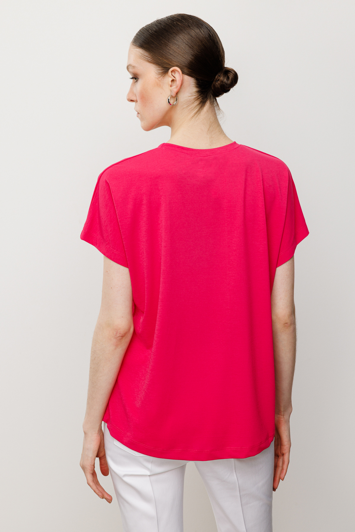 On Kadın Oversize Minimalist Kısa Kol T-Shirt - Günlük Şıklık İkincil görsel