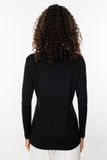 On Minimalist Long Sleeve Round Neck Women's Blouse - Everyday Elegance
