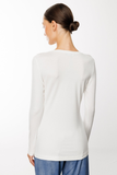 On Minimalist Long Sleeve Round Neck Women's Blouse - Everyday Elegance