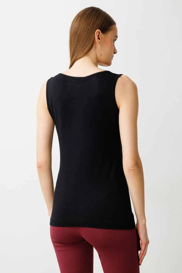 On Minimalist Kolsuz Kadın Bluz - Crop Kesim - Günlük