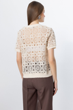 Ten V-Neck Knitted Blouse