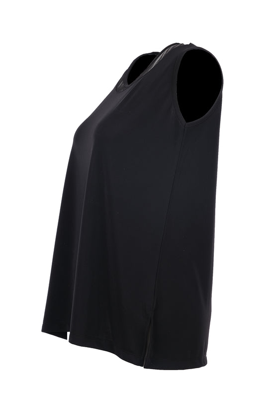 On Minimalist Sleeveless Midi Blouse - Everyday Chic