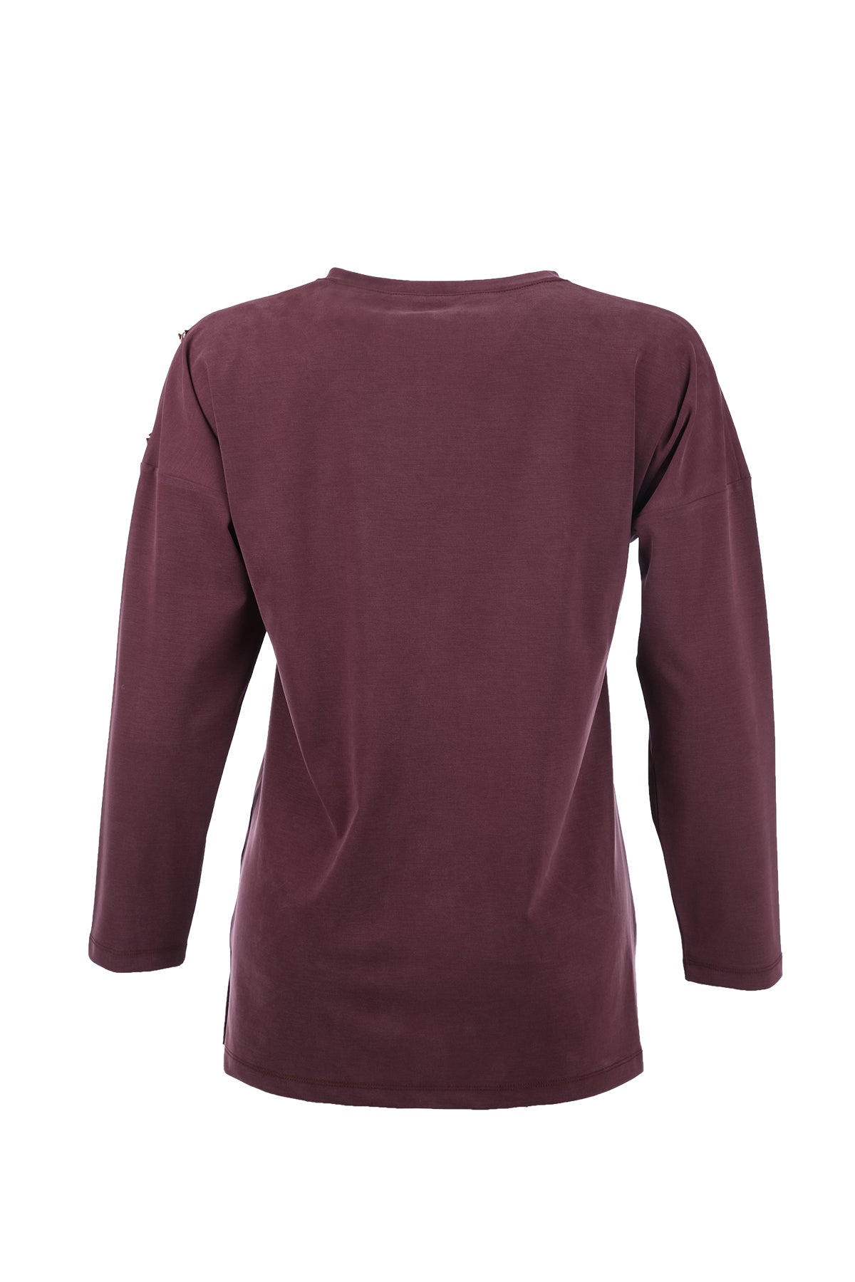 On Kadın Oversize Uzun Kol Minimalist Bluz - Rahat ve Şık