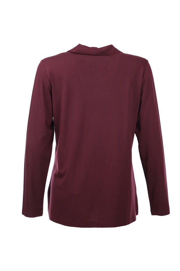 Polo Yaka Basic Bluz On