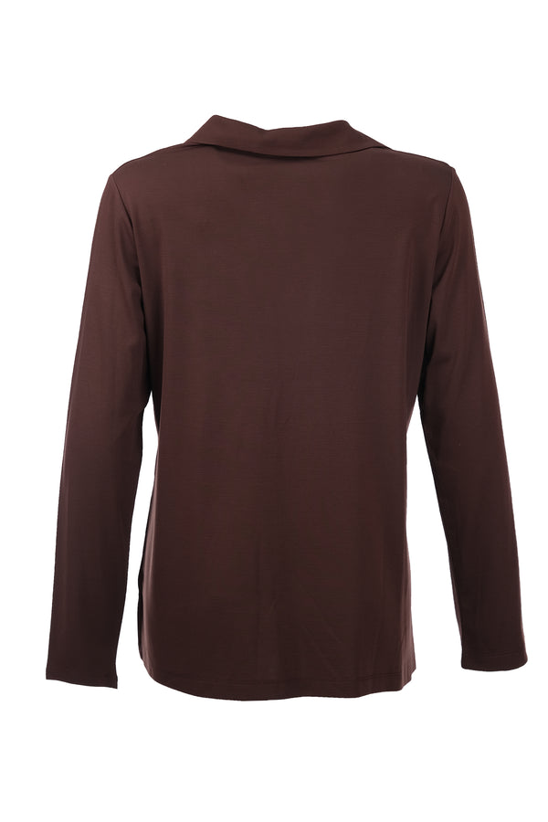 Polo Yaka Basic Bluz On