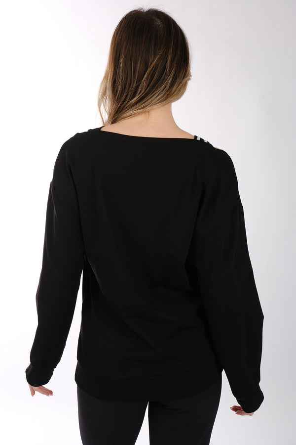 Ysatis Minimalist Oversize V Yaka Uzun Kol Kadın Bluz - Günlük & Özel Gün