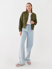 Only Minimalist Crop Bomber Ceket - Günlük & Şık | Hemen Al!