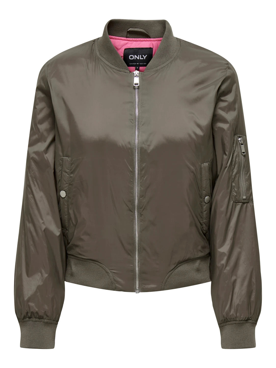 Only Minimalist Crop Bomber Ceket - Günlük & Şık | Hemen Al!
