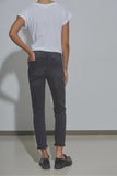 BSB Minimalist Yüksek Bel Delikli Midi Kot Pantolon - Günlük & Şık