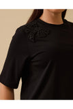Plus size blouse with beaded embroidery, Gala-Xi