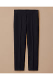 Plus Size Double Button Ankle Length Trousers