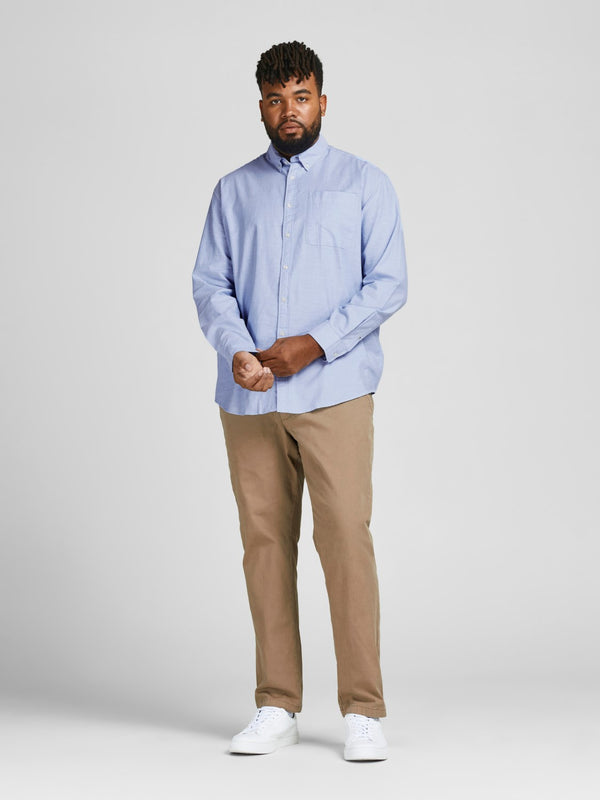 Jack&Jones Oversize Uzun Kol Minimalist Erkek Gömleği