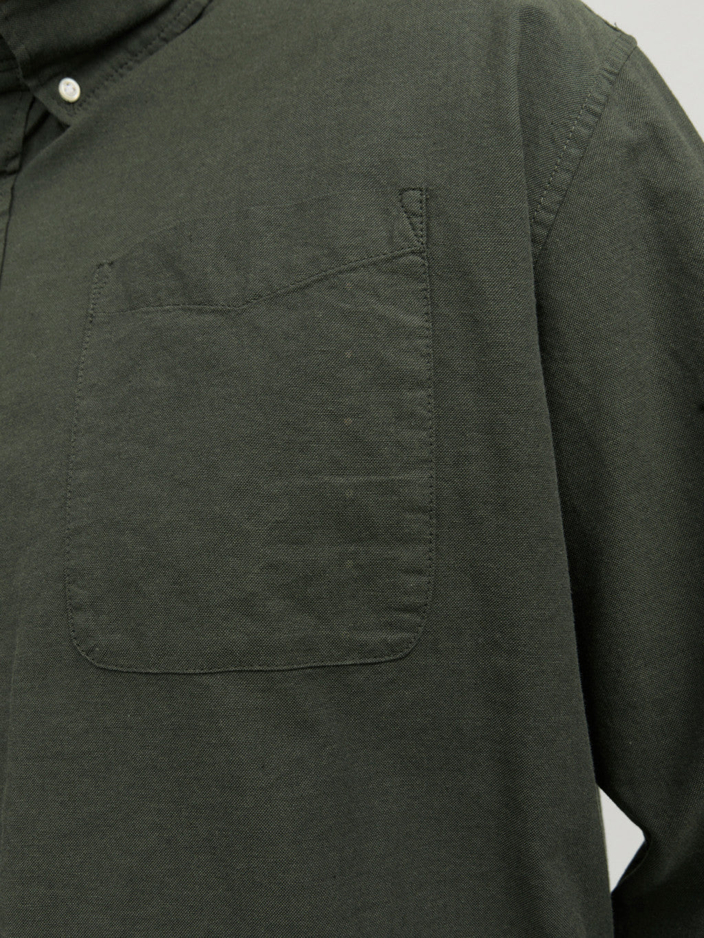 Jack&Jones Oversize Uzun Kol Minimalist Erkek Gömleği