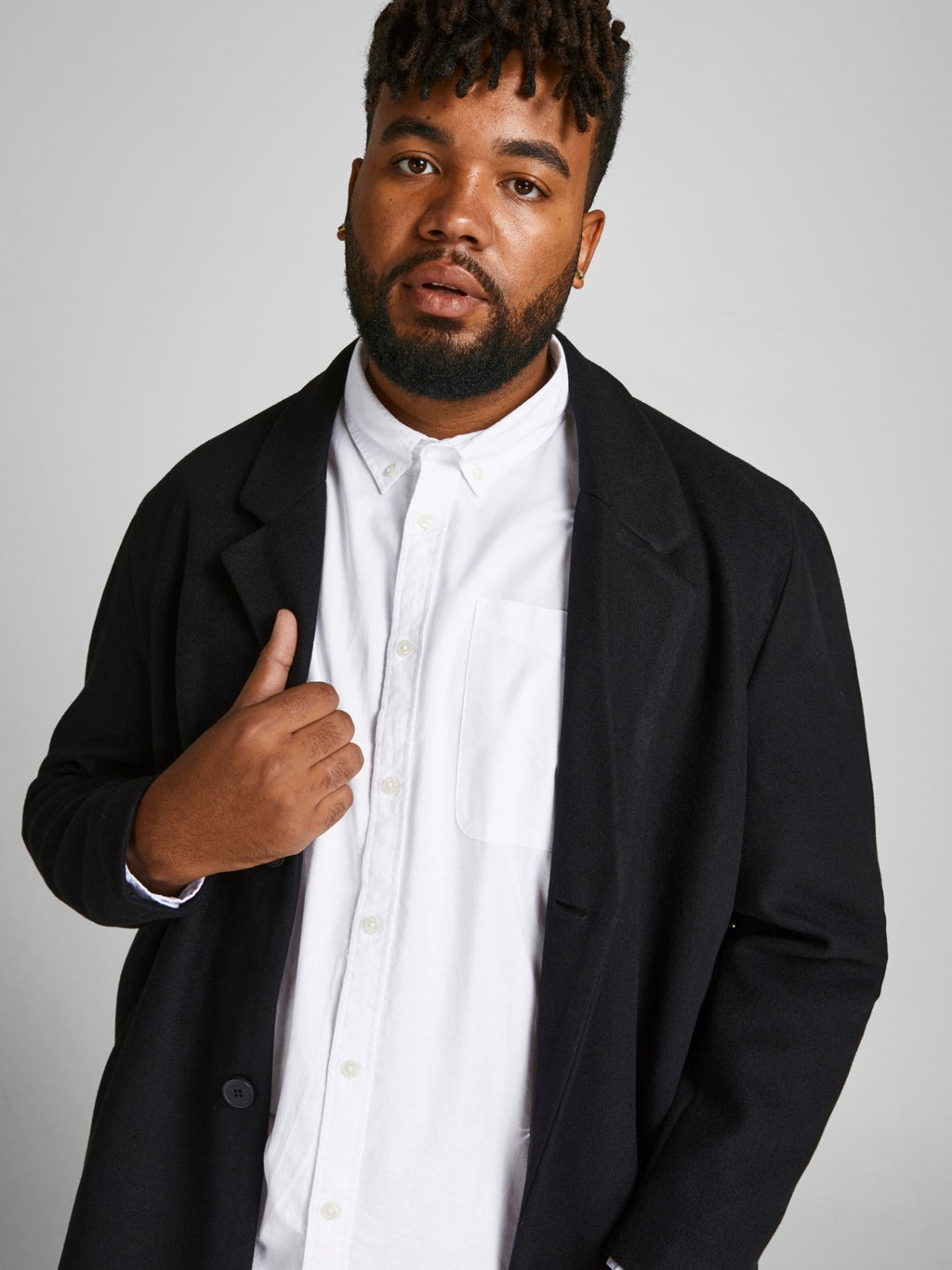 Jack&Jones Oversize Uzun Kol Minimalist Erkek Gömleği