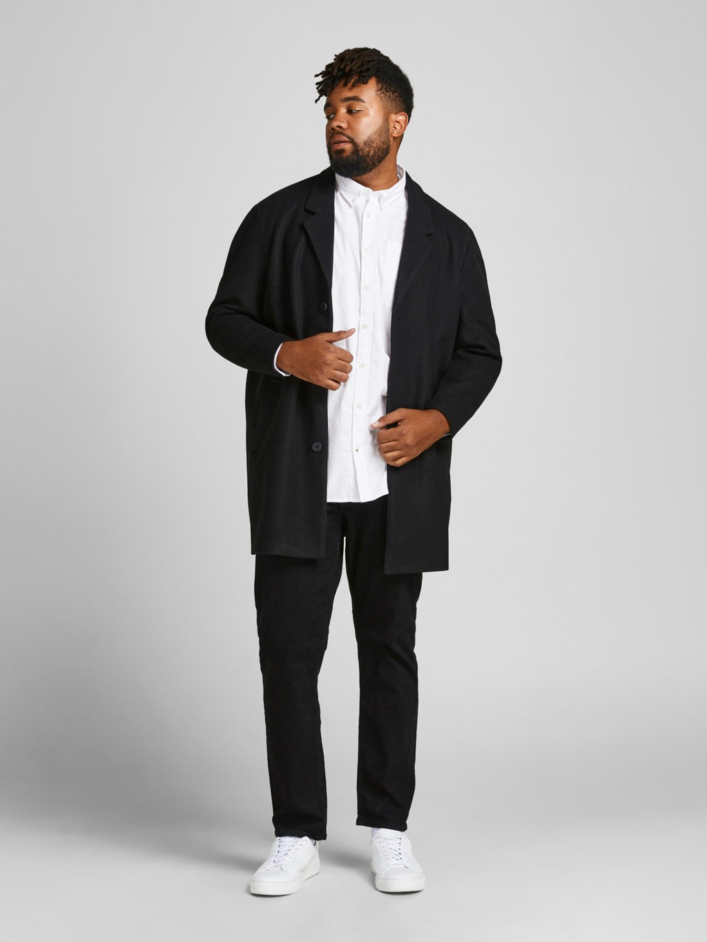 Jack&Jones Oversize Uzun Kol Minimalist Erkek Gömleği