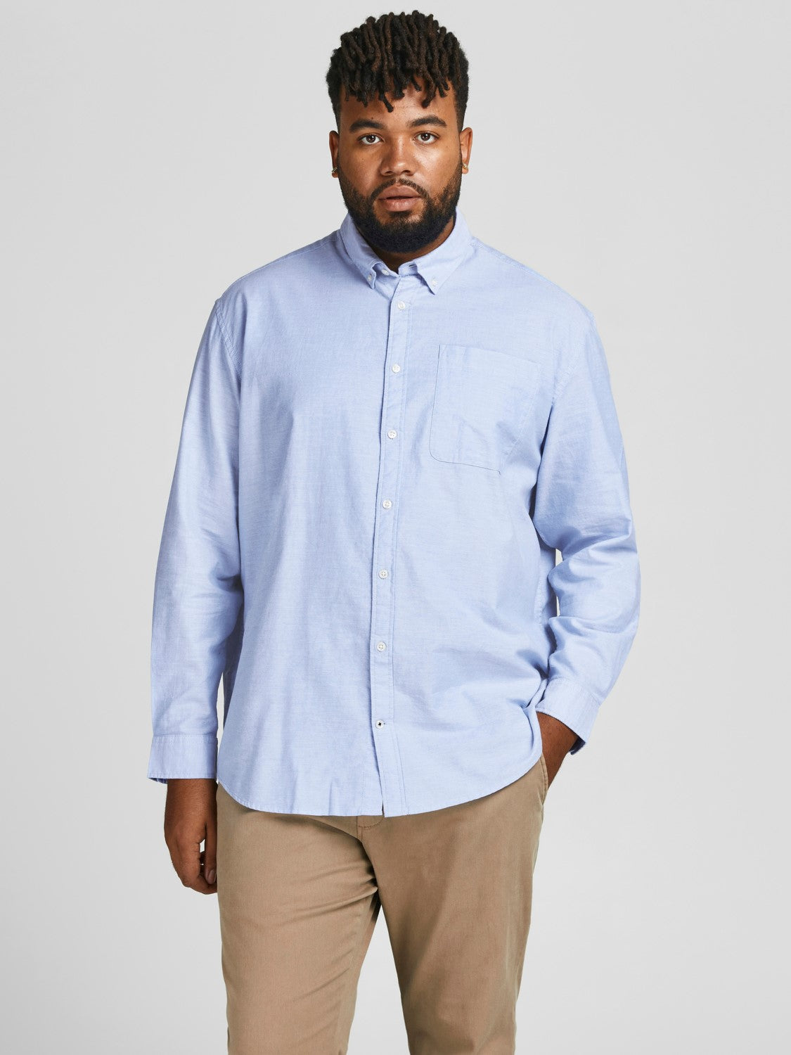 Jack&Jones Oversize Uzun Kol Minimalist Erkek Gömleği Main image