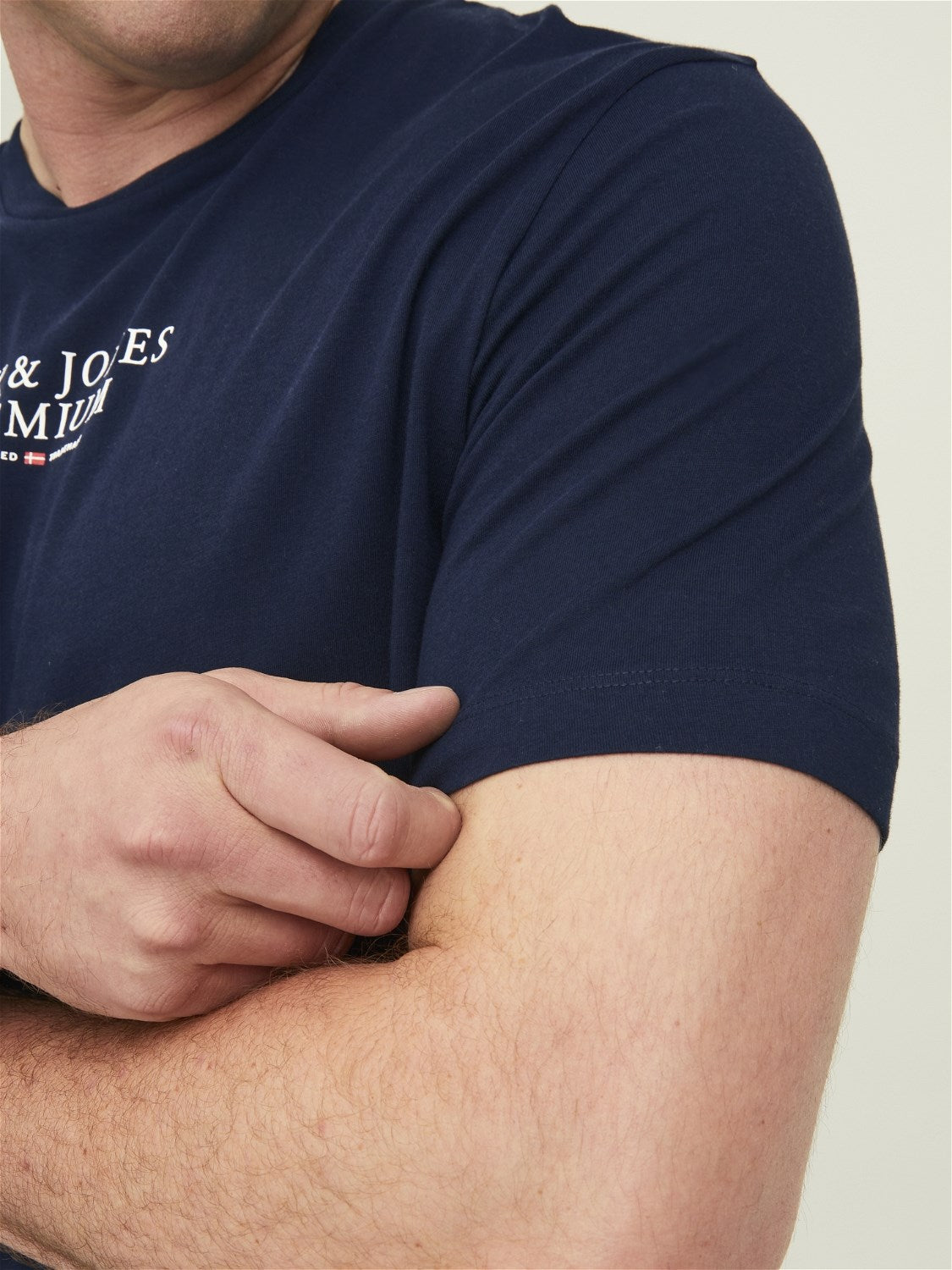 Jack&Jones Oversize Kısa Kol Minimalist Erkek T-Shirt - Günlük Kullanım
