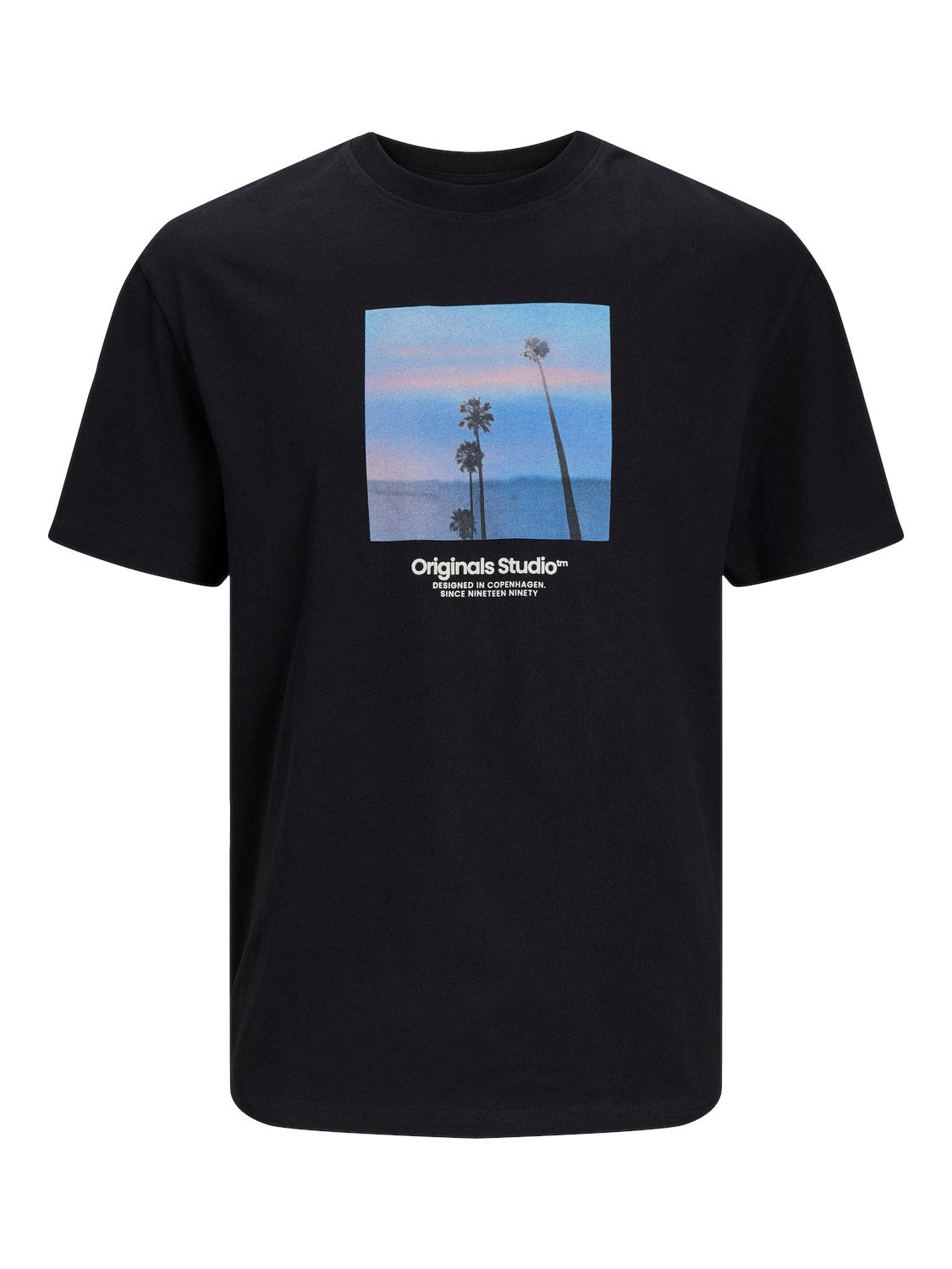 Jack&Jones Plus Oversize Minimalist Erkek Tişört - Kısa Kol - Günlük Secondary image