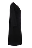 Plus size long cashmere coat with stone details Gala-Xi