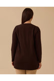 Plus size long-sleeved basic tunic Gala-Xi