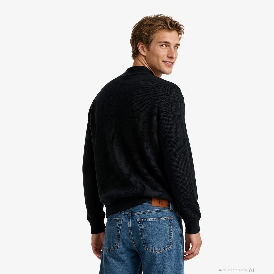 Calvin Klein Classic Cotton Bisiklet Yaka Erkek Triko LV04RH326G