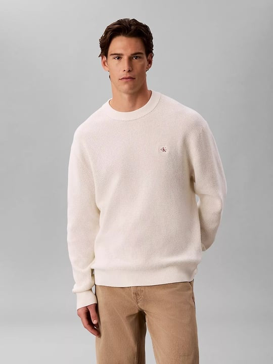 Calvin Klein Classic Cotton Bisiklet Yaka Erkek Triko LV04RH326G Main image