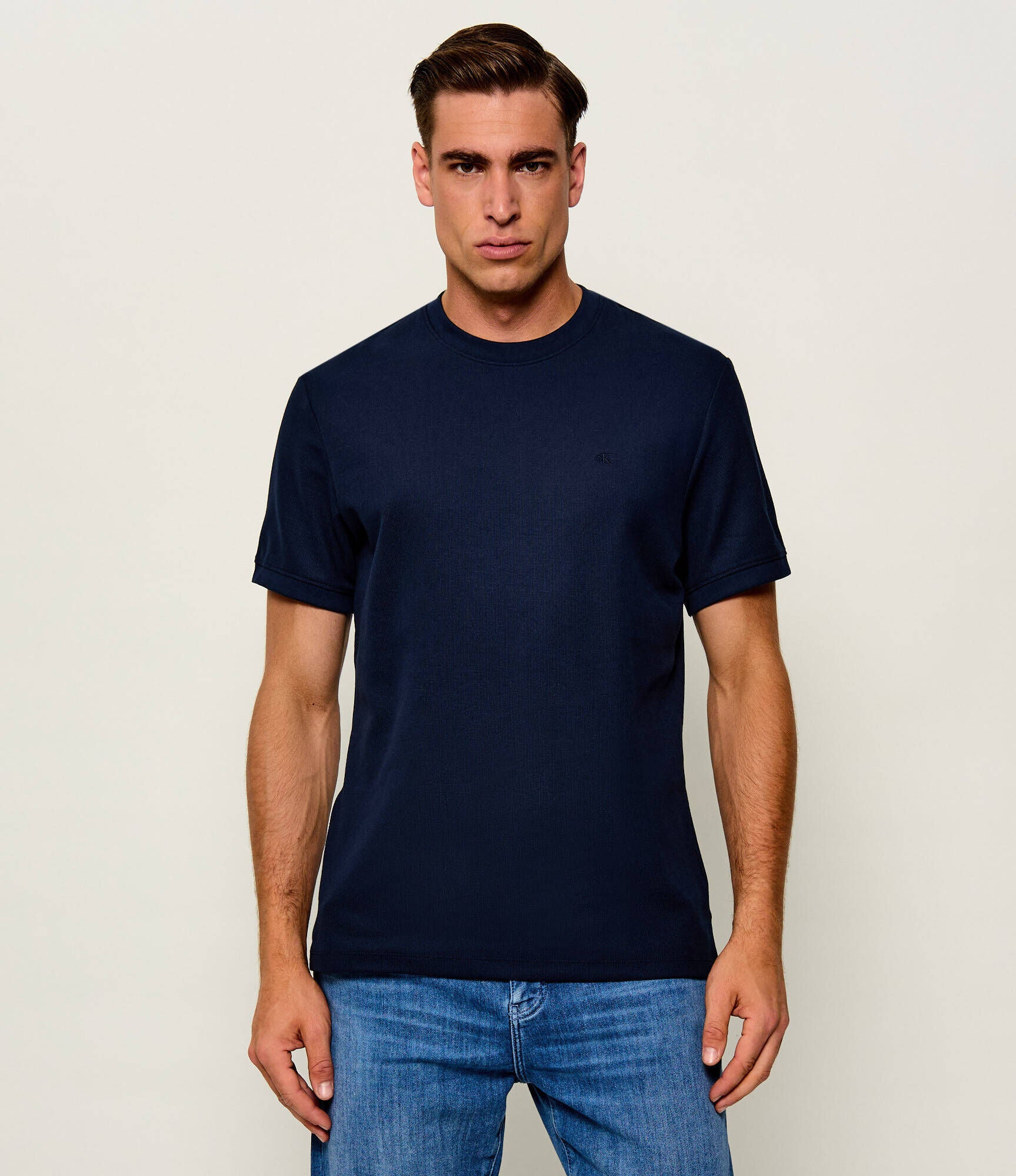 Calvin Klein Slim Micro Waffle Erkek T-Shirt LV04RF206G Secondary image