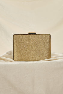 Explosion Minimalist Metalik Parıltılı El Çantası - Gece Çantası