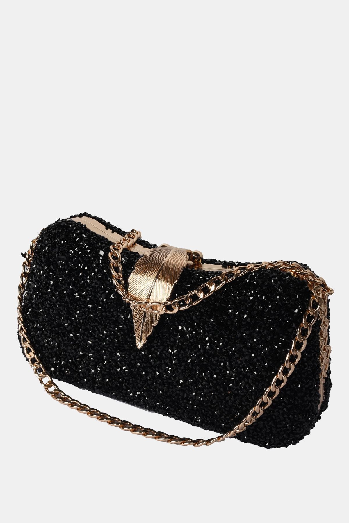 Explosion Metalik Boncuklu Clutch El Çantası - Gece Parti Davet Main image