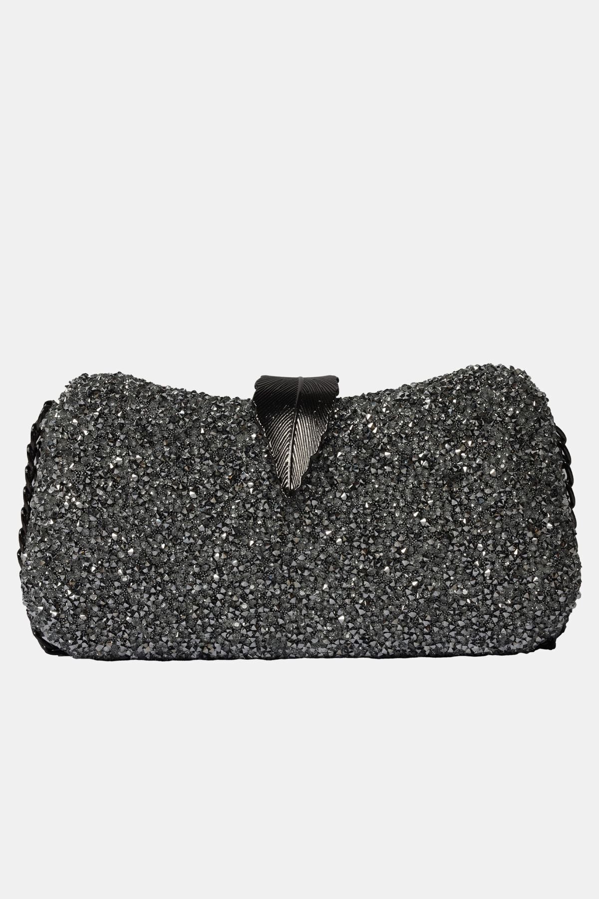 Explosion Metalik Boncuklu Clutch El Çantası - Gece Parti Davet Secondary image