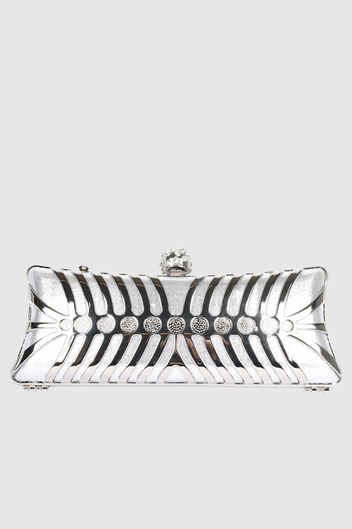 Explosion Metalik Minimalist Clutch El Çantası - Özel Günler Main image