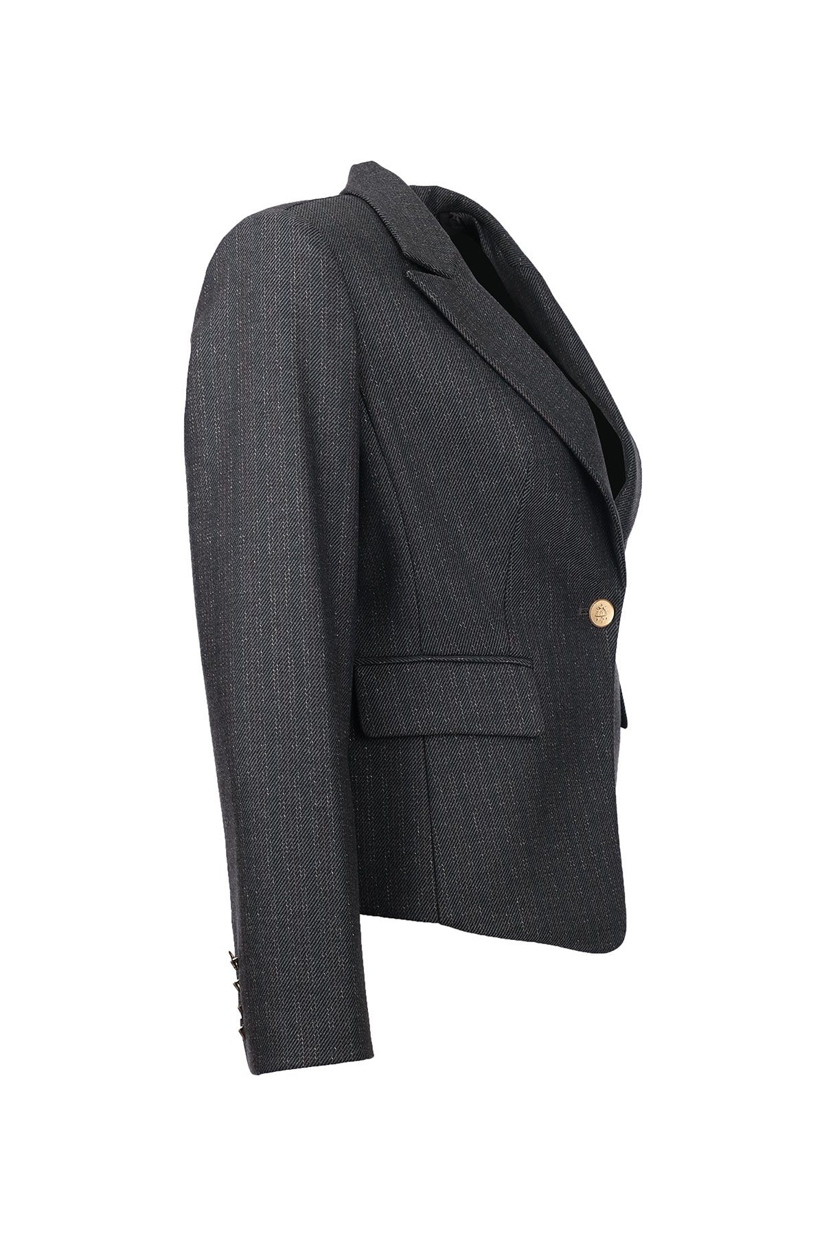 Ekol Minimalist Uzun Kol Crop Blazer Ceket - Şık ve Modern