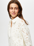Women's Self-Jacquard Relaxed Fit Unlined Jacket by Faik Sönmez