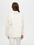 Women's Self-Jacquard Relaxed Fit Unlined Jacket by Faik Sönmez