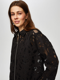 Women's Self-Jacquard Relaxed Fit Unlined Jacket by Faik Sönmez