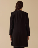 Gala-Xi büyük beden sıfır yaka şık ceket