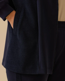 Plus size double fabric zippered jacket Gala-Xi