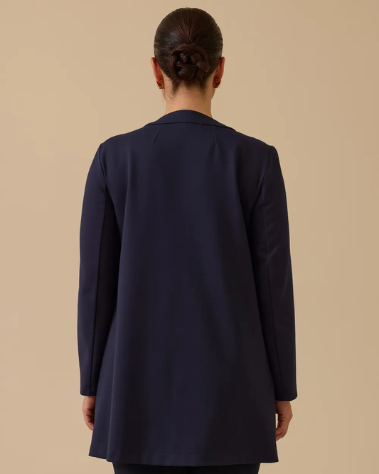 büyük beden desenli fermuarlı jakar ceket Gala-Xi