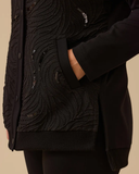 büyük beden pul detaylı i̇şlemeli ceket Gala-Xi