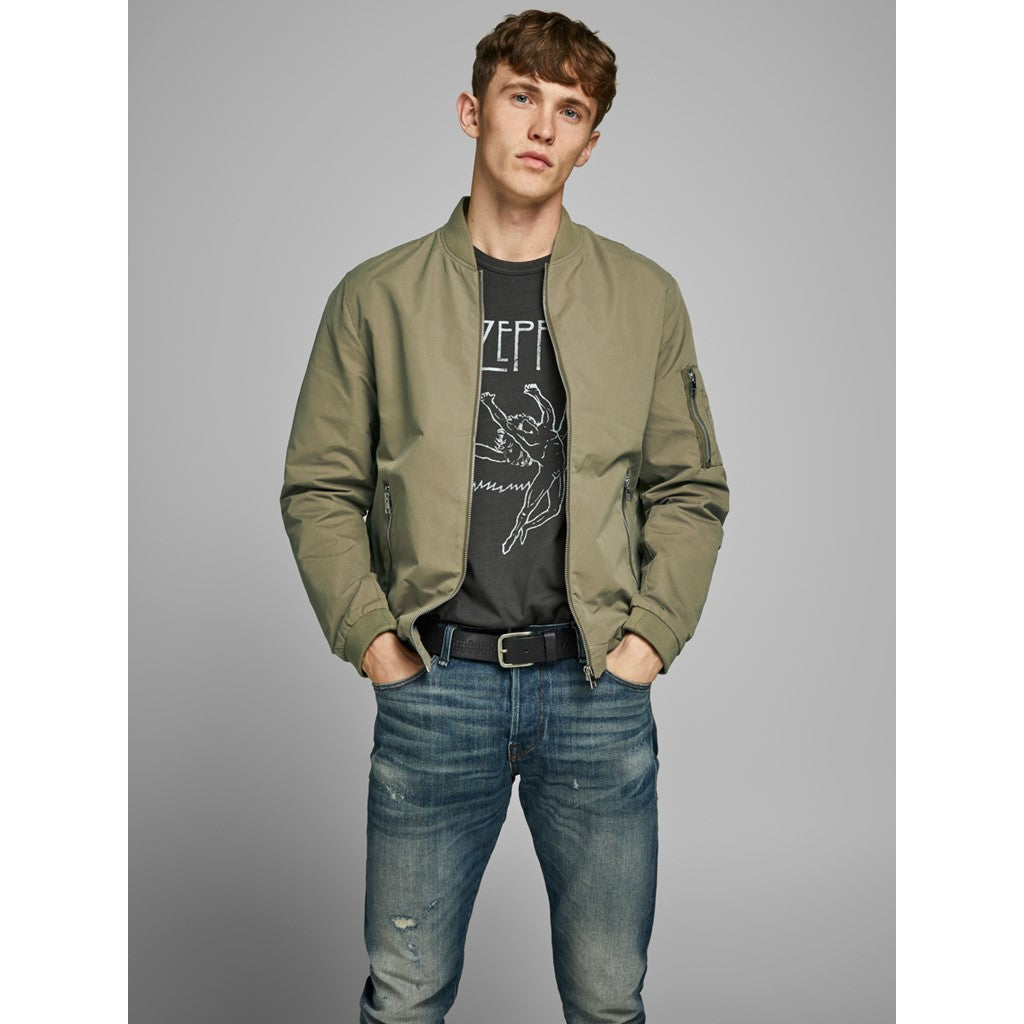 Jack&Jones Erkek Minimalist Bomber Ceket - Regular Fit